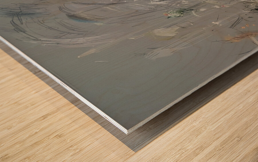 Art by Cy Twombly 47 Wood print