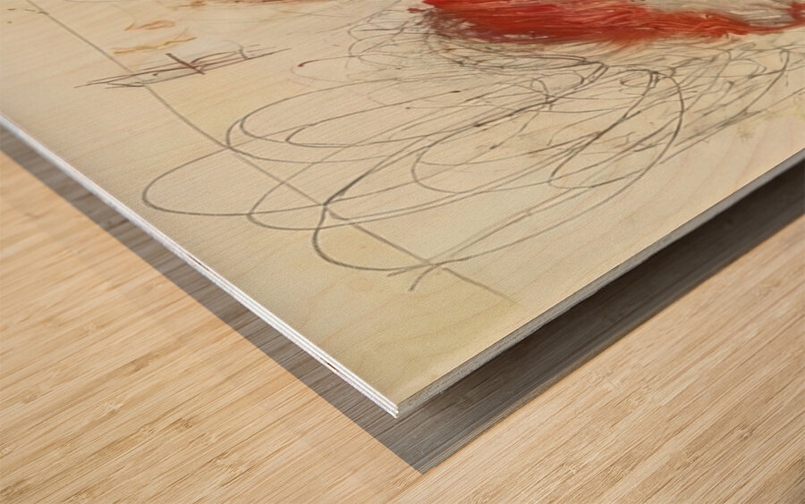 Art by Cy Twombly 55 Wood print