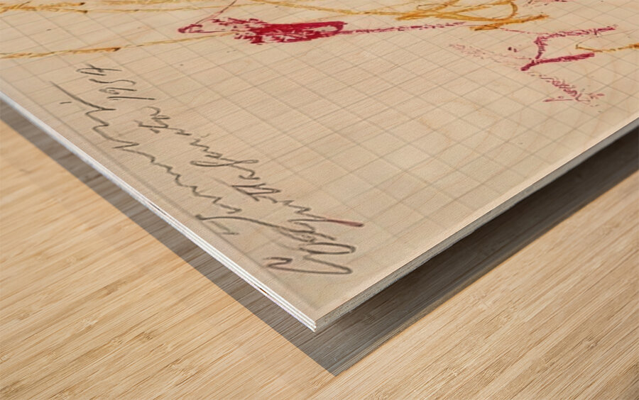 Art by Cy Twombly 56 Wood print