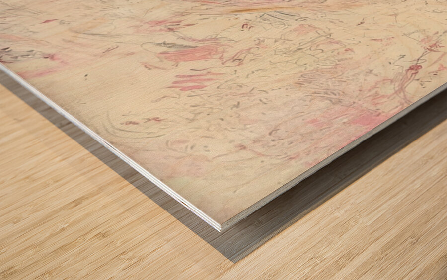 Art by Cy Twombly 4 Wood print