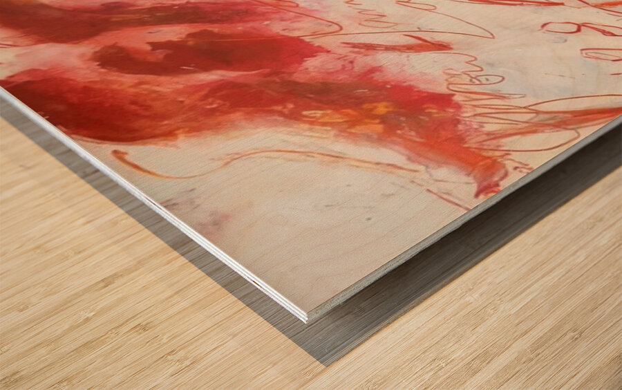 Art by Cy Twombly 14 Wood print