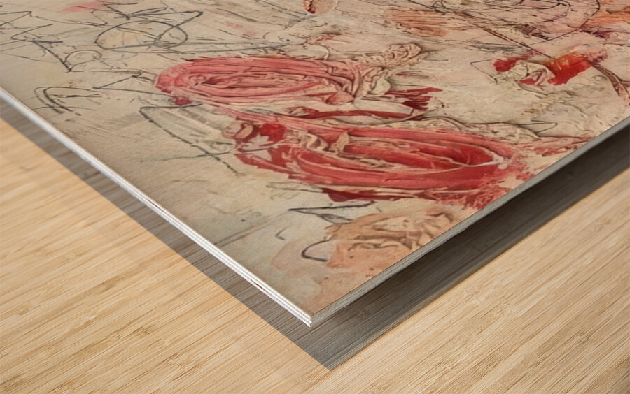 Art by Cy Twombly 27 Wood print