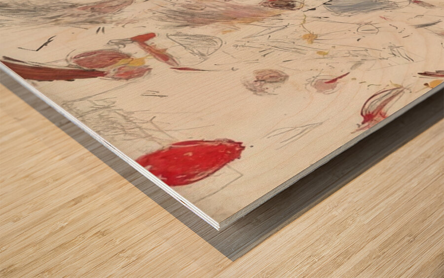 Art by Cy Twombly 34 Wood print