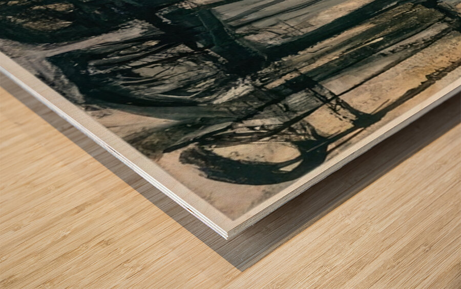 Art by Cy Twombly 36 Wood print