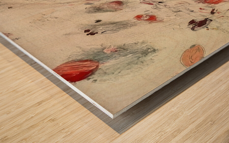 Art by Cy Twombly 38 Wood print