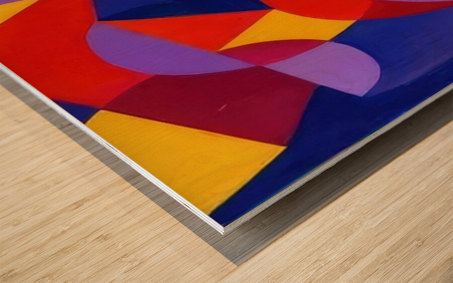 Artwork by Giacomo Balla  1 Wood print