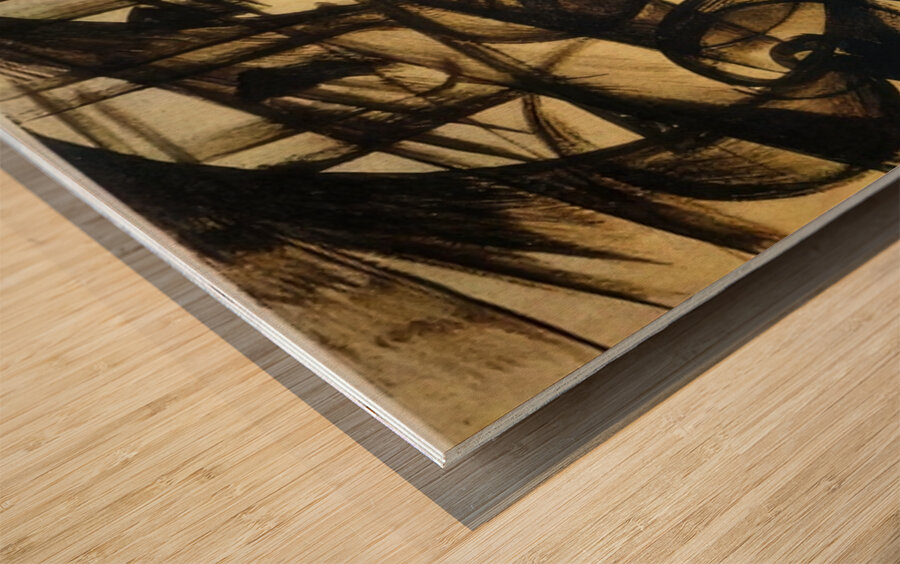 Artwork by Giacomo Balla  2 Wood print