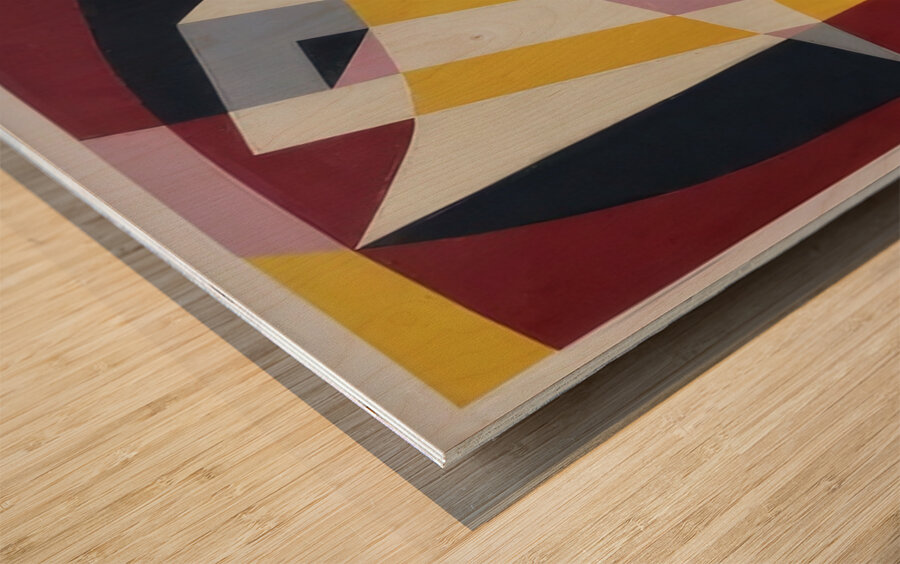 Artwork by Giacomo Balla  5 Wood print