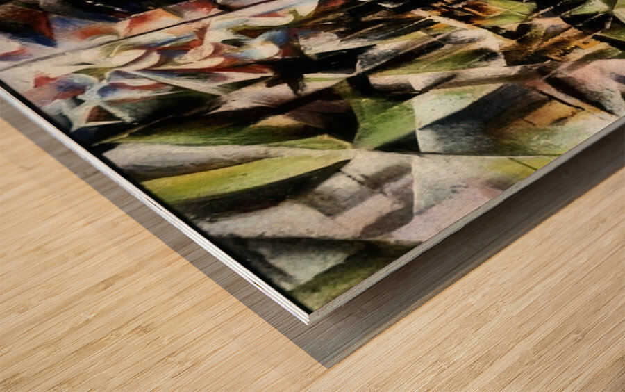 Artwork by Giacomo Balla  10 Wood print