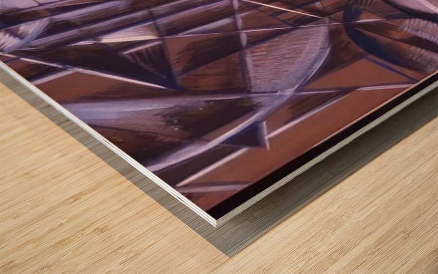 Artwork by Giacomo Balla  13 Wood print