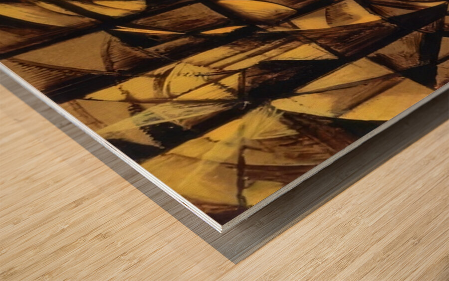 Artwork by Giacomo Balla  17 Wood print