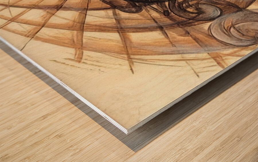 Artwork by Giacomo Balla  35 Wood print