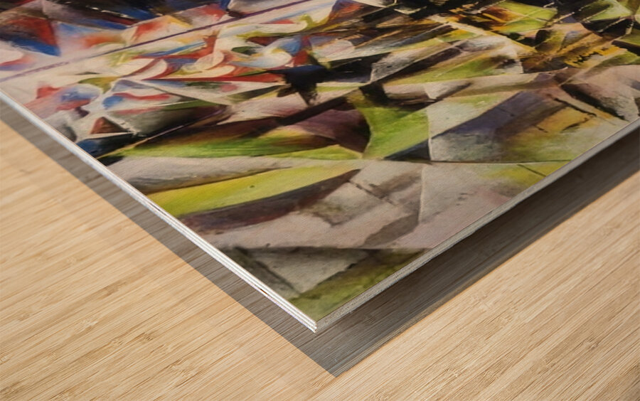 Artwork by Giacomo Balla  36 Wood print