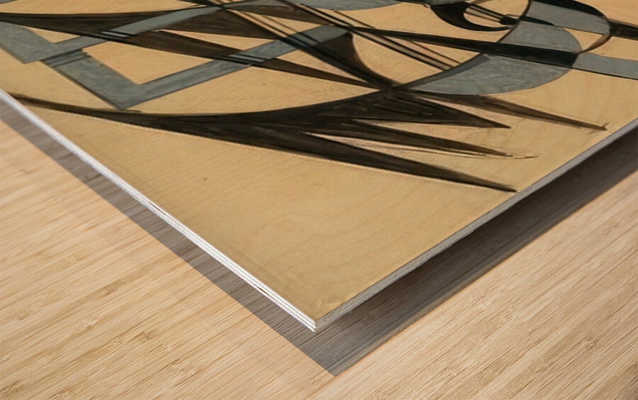 Artwork by Giacomo Balla  37 Wood print