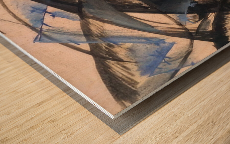 Artwork by Giacomo Balla  1 Wood print