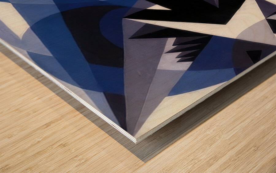 Artwork by Giacomo Balla  2 Wood print