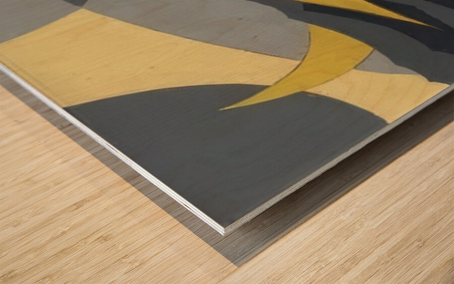 Artwork by Giacomo Balla  4 Wood print