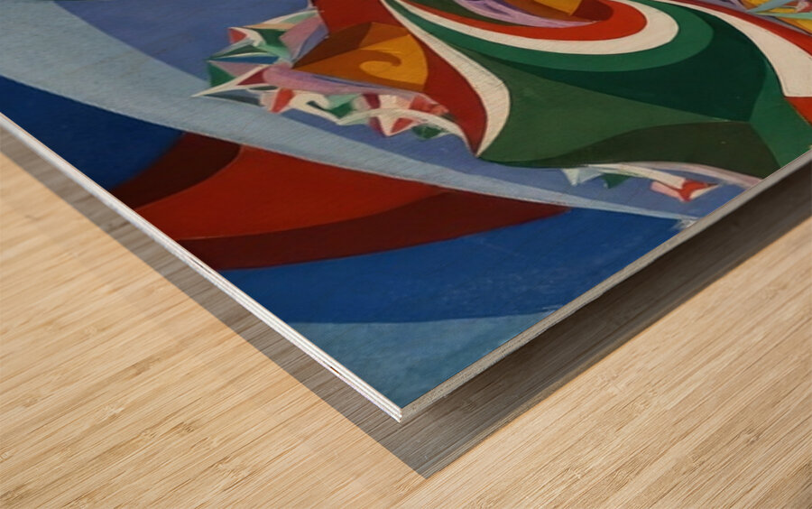 Artwork by Giacomo Balla  11 Wood print