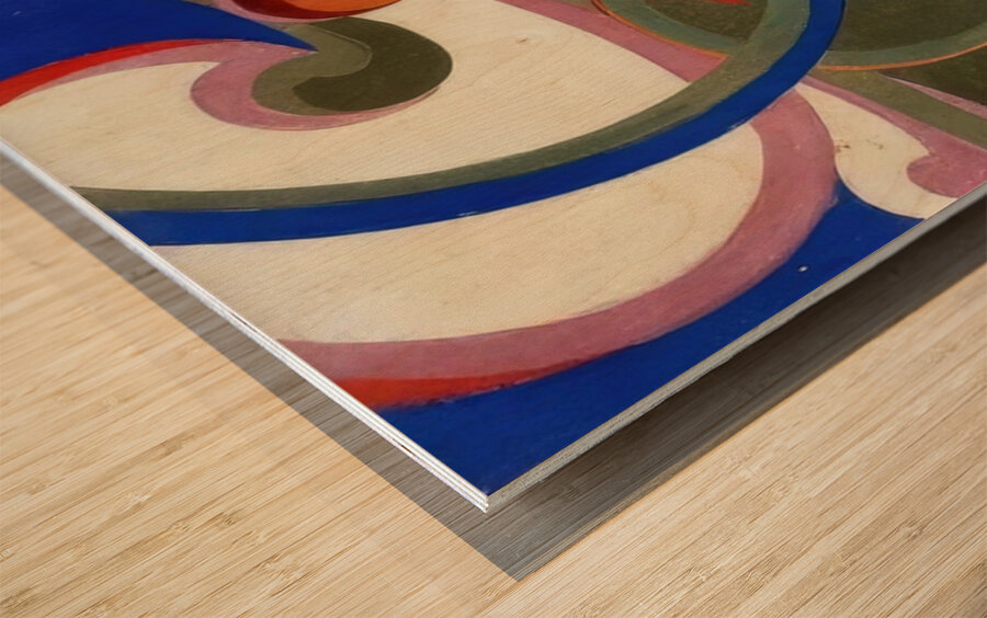 Artwork by Giacomo Balla  18 Wood print