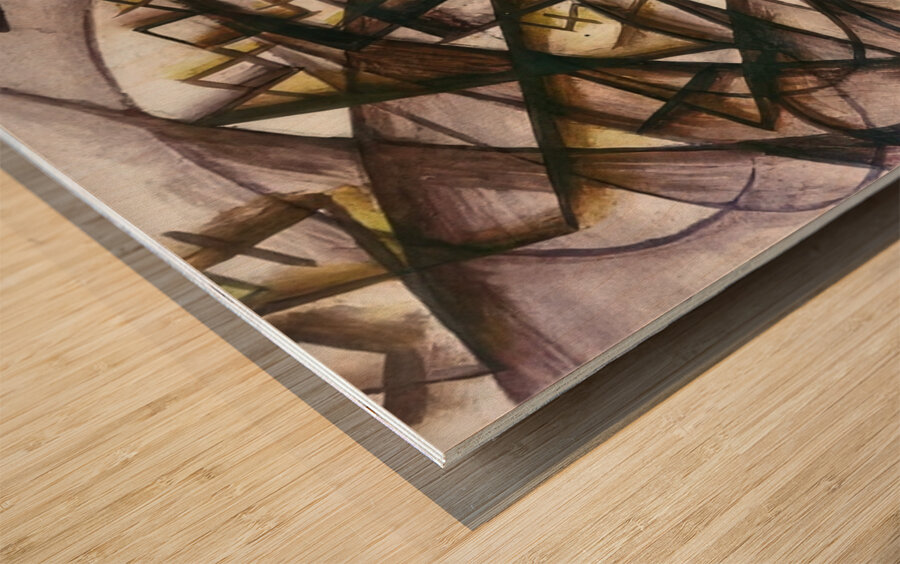 Artwork by Giacomo Balla  41 Wood print