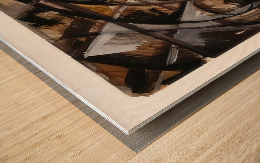 Artwork by Giacomo Balla  44 Wood print