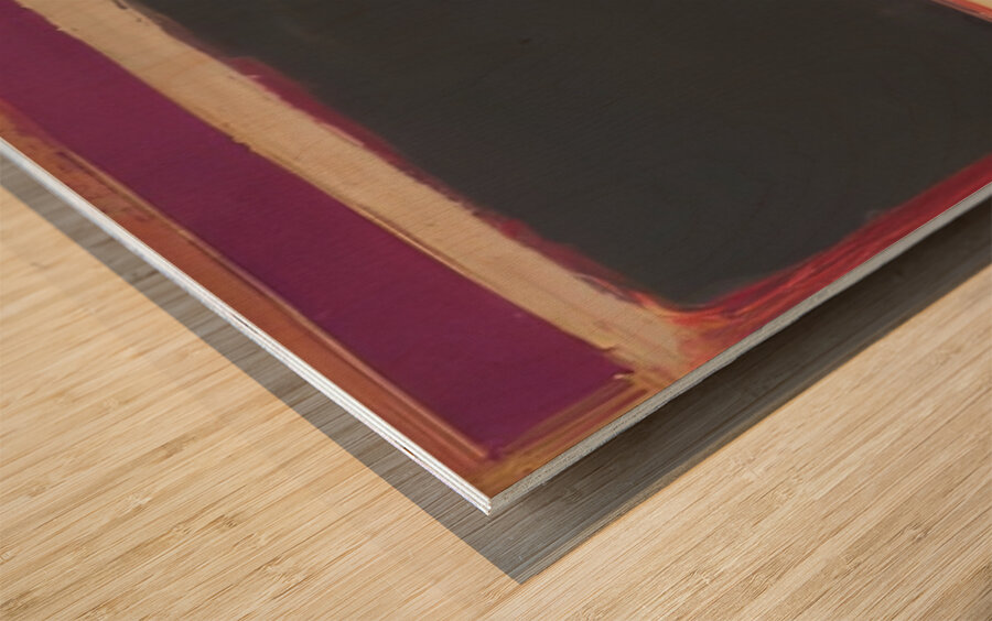 Art by Mark Rothko 1 Wood print