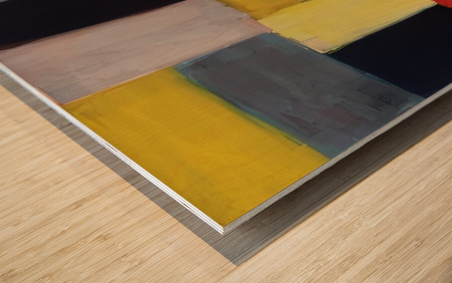 Art by Mark Rothko 6 Wood print