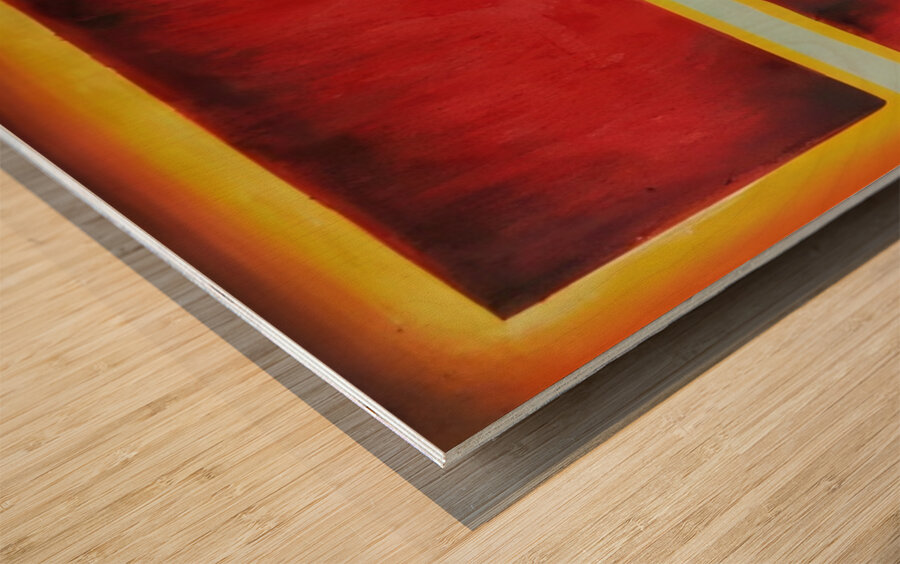 Art by Mark Rothko 9 Wood print