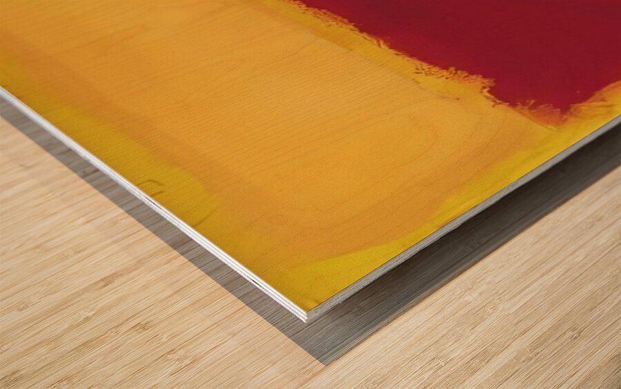 Mark Rothko 3 Wood print