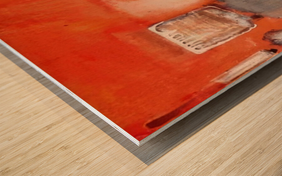 Mark Rothko 17 Wood print