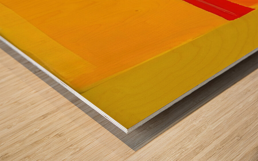 Mark Rothko 18 Wood print