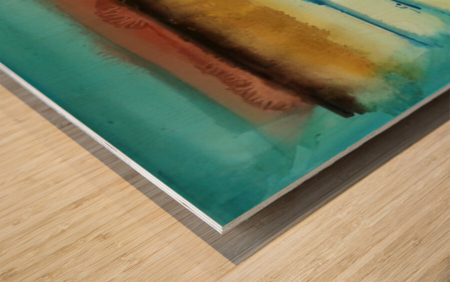 Mark Rothko 5 Wood print