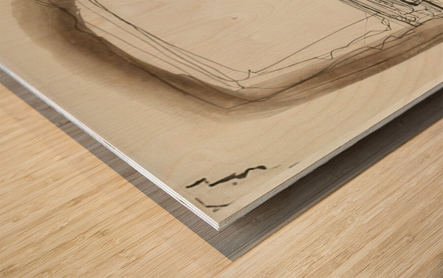 Mark Rothko 3 Wood print