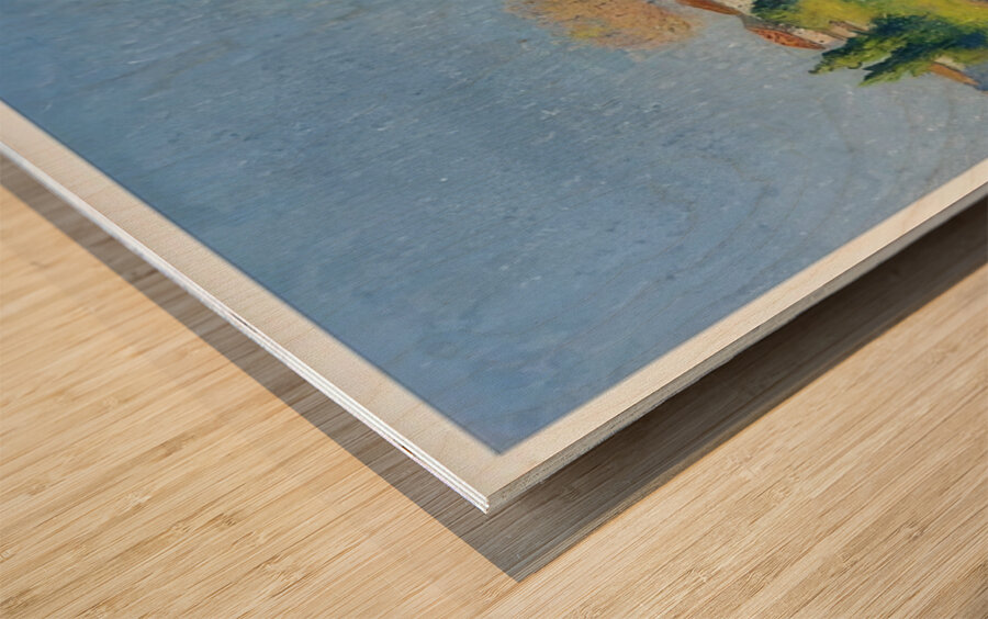 Achille Lauge Art 12 Wood print