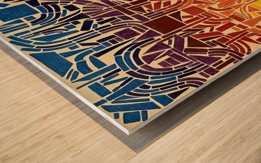 Alma Thomas 31 Wood print