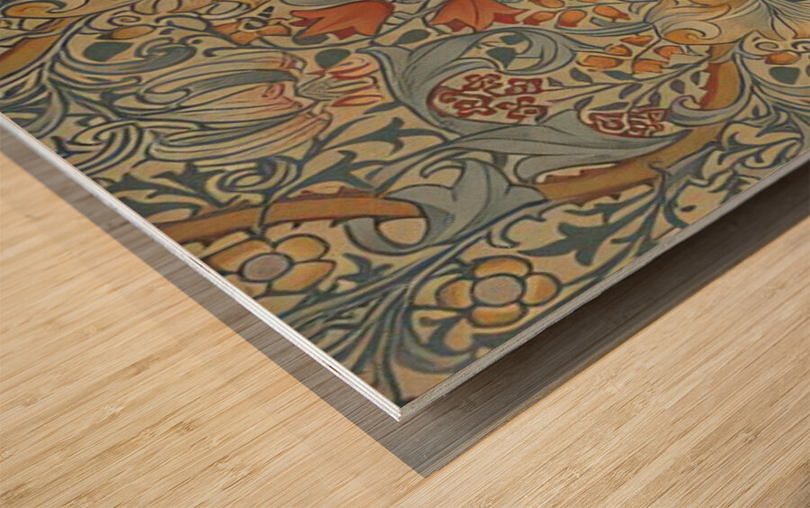 William Morris 5 Wood print