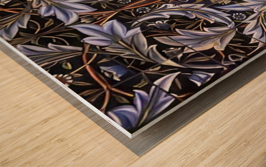 William Morris 9 Wood print