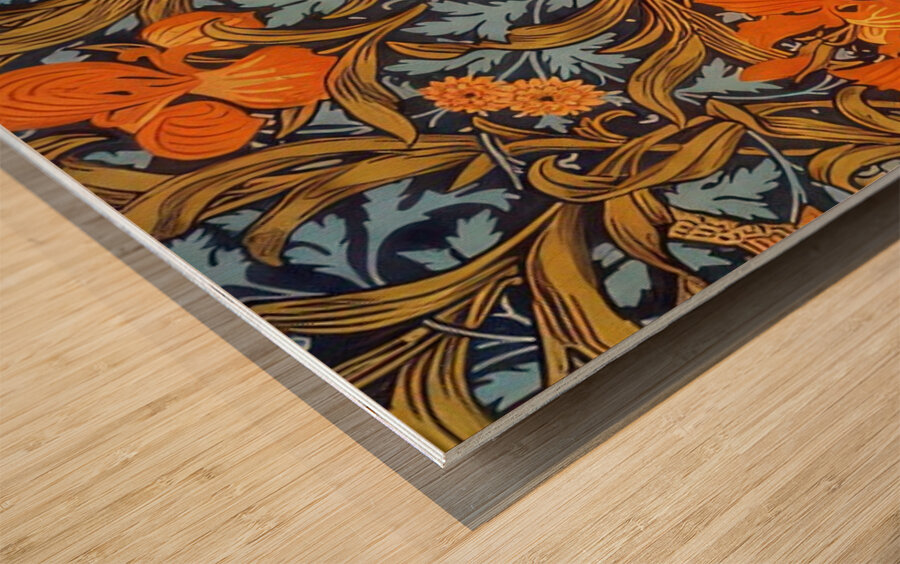 William Morris 16 Wood print