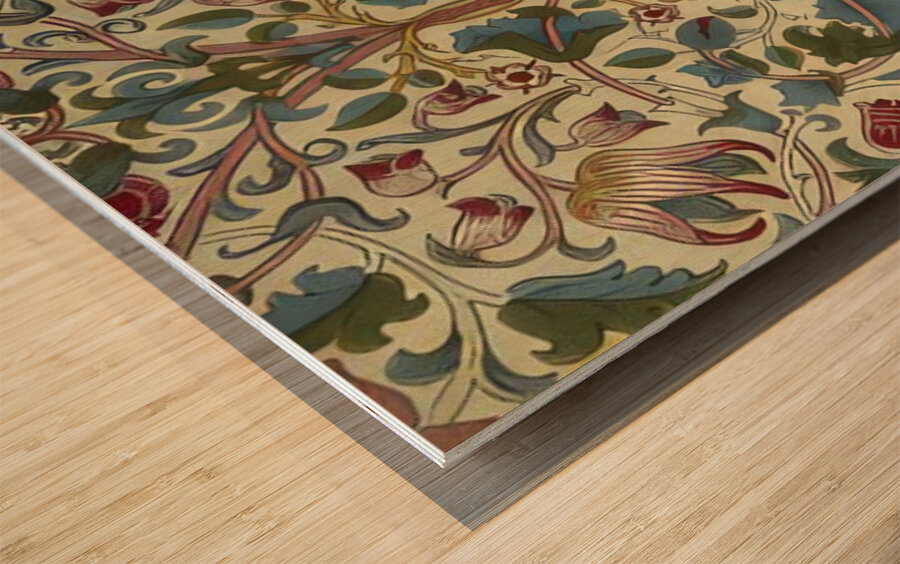 William Morris 17 Wood print