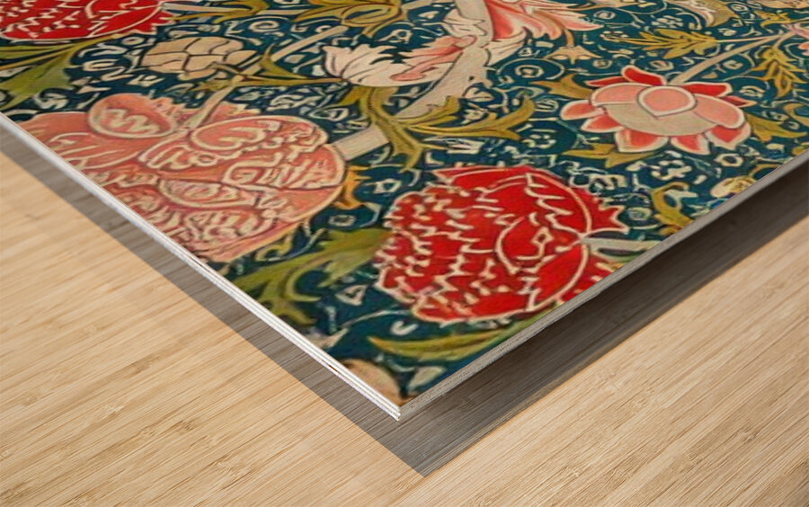 William Morris 20 Wood print