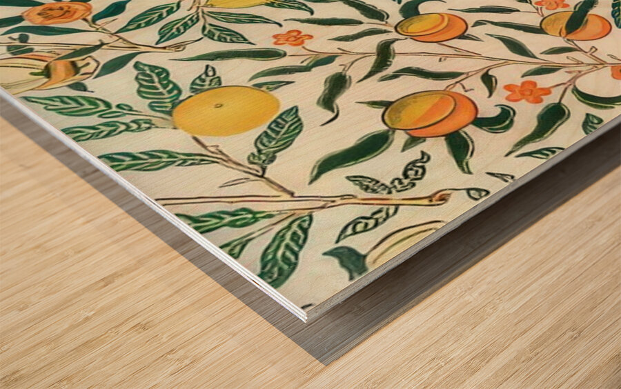 William Morris 21 Wood print