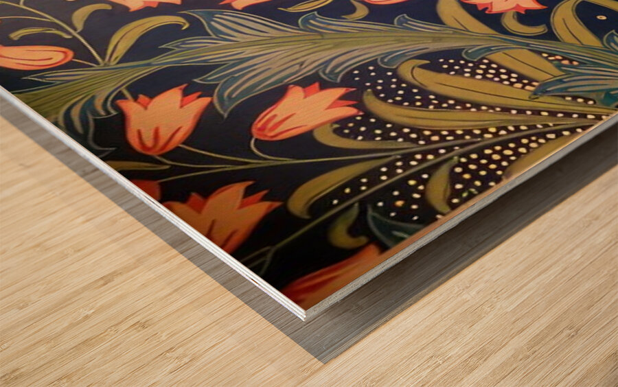 William Morris 23 Wood print