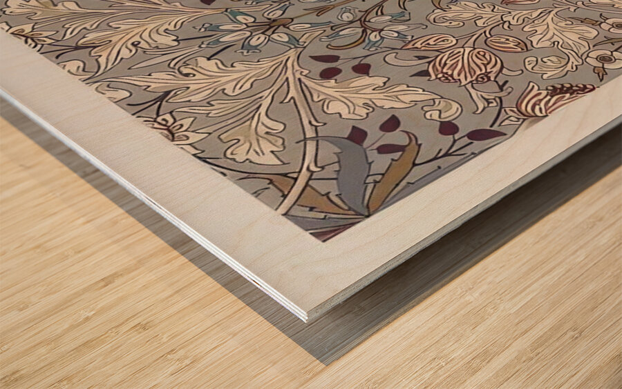 William Morris 31 Wood print