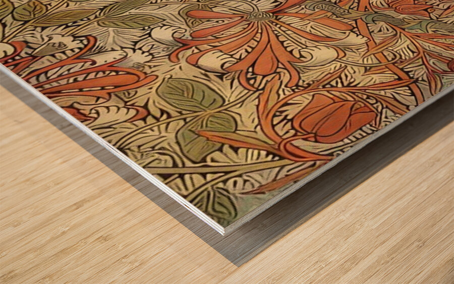 William Morris 32 Wood print