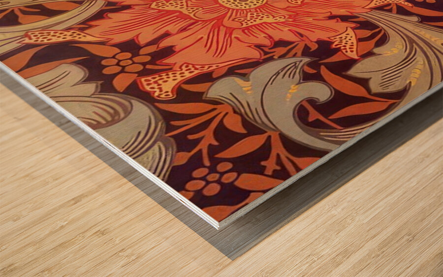 William Morris 33 Wood print