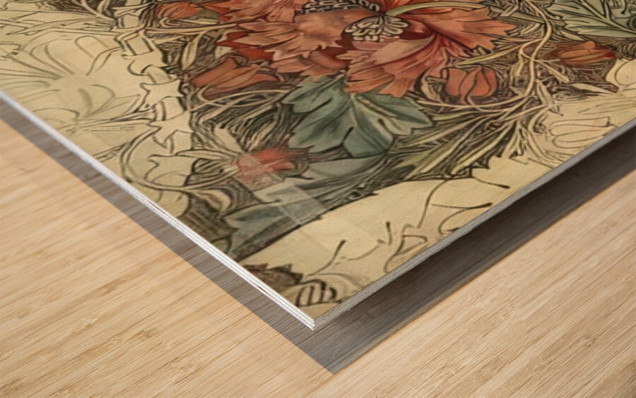 William Morris 47 Wood print