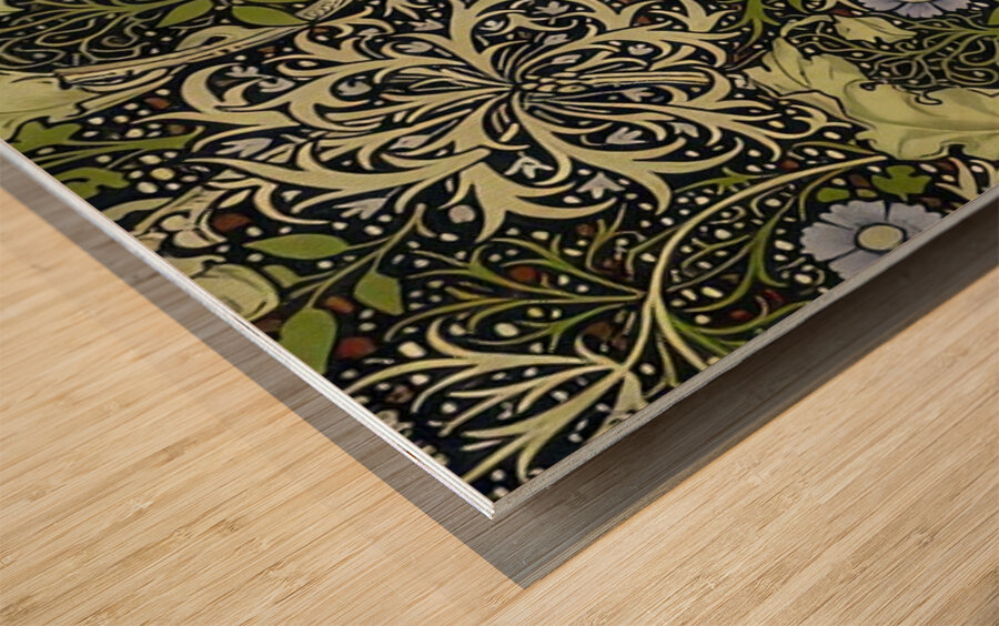 William Morris 50 Wood print