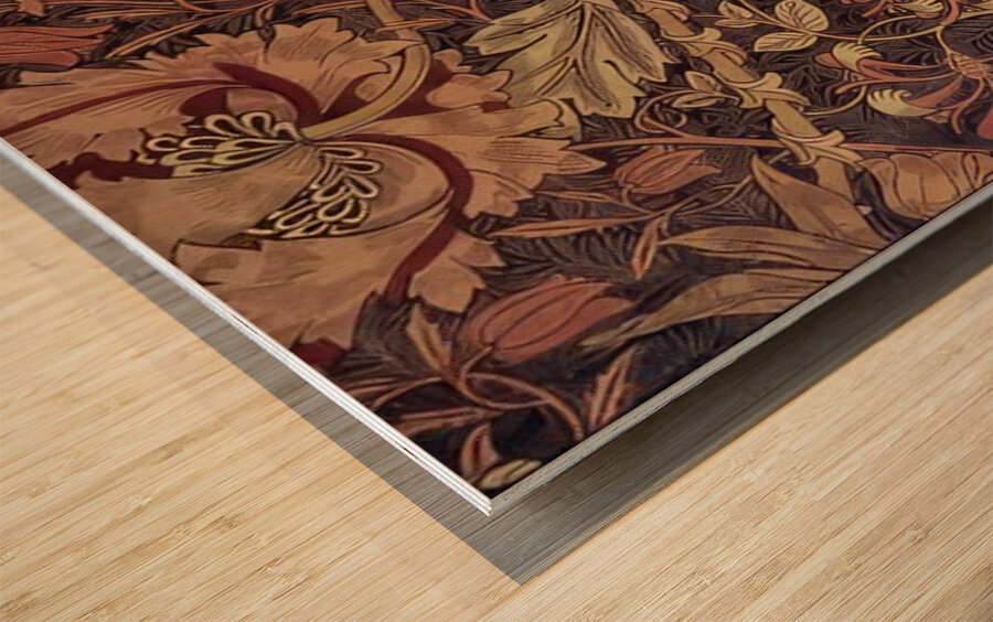 William Morris 51 Wood print