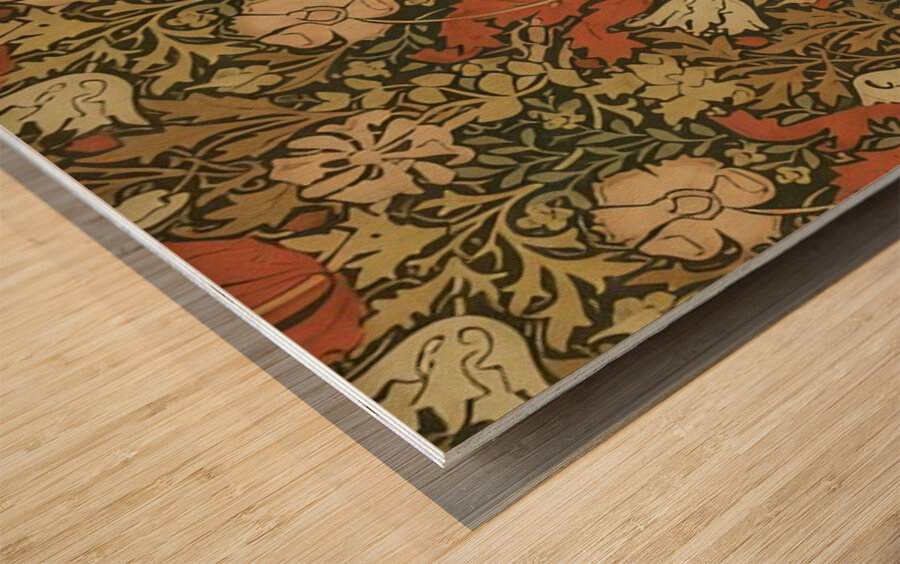 William Morris 52 Wood print