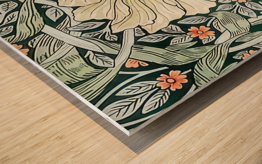 William Morris 59 Wood print